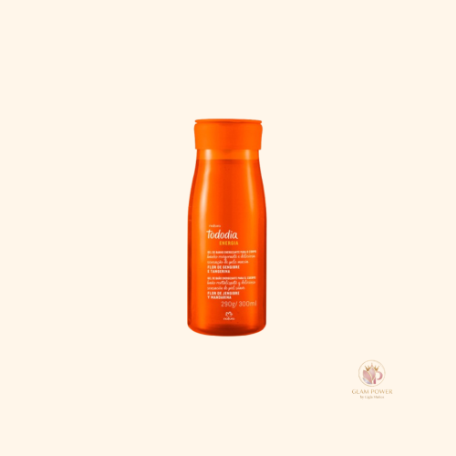 Gel de baño energizante para el cuerpo, aroma a jengibre y mandarina